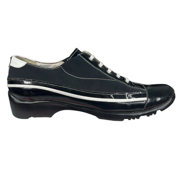 Walter Genuin Women’s Linea Stretch Black Golf Shoe Size 7 - Picture 1 of 11